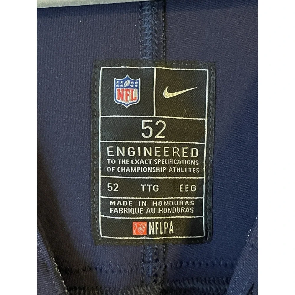 Men's 52 NWOT Chicago Bears Tremaine Edmunds #49 Nike Authentic Vapor Jersey